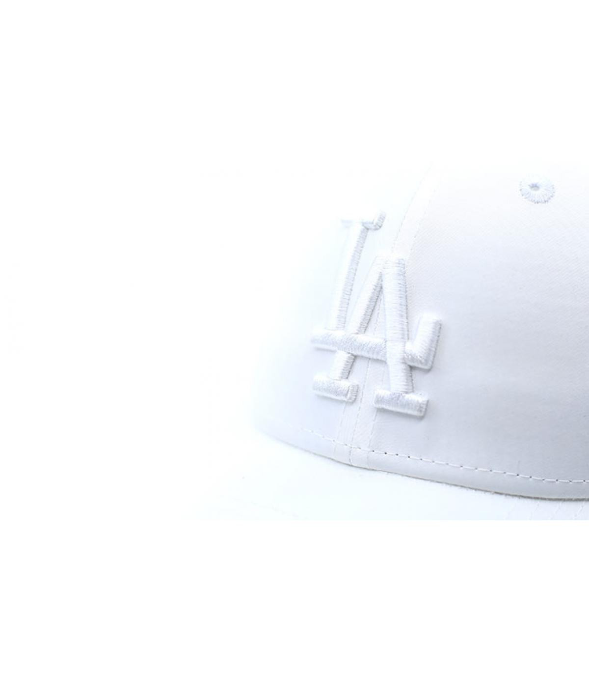 women LA cap white